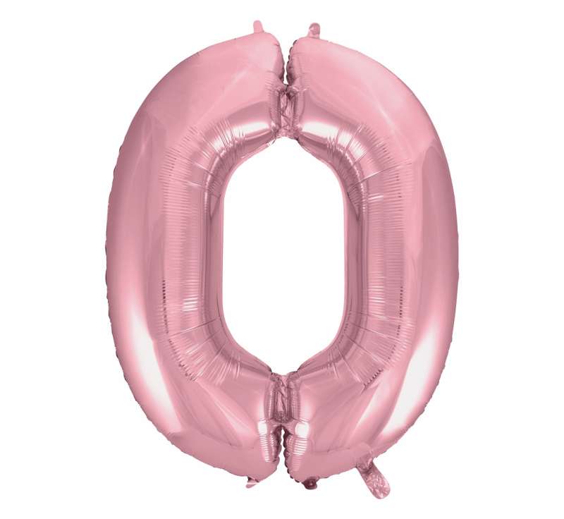 Folijas balons 45/92cm No 0, light pink