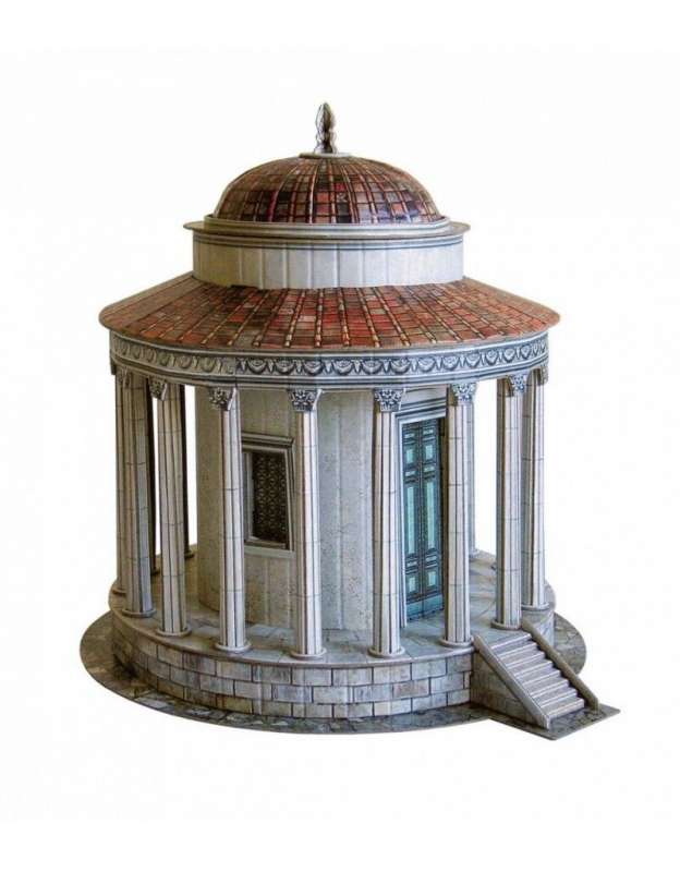 Saliekamais modelis - Vesta templis Tivoli. Itālija