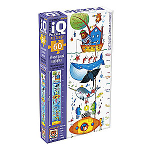 IQ Puzle MAXI Augstuma mērītājs 60 daļas. Mana zila jūra 4+