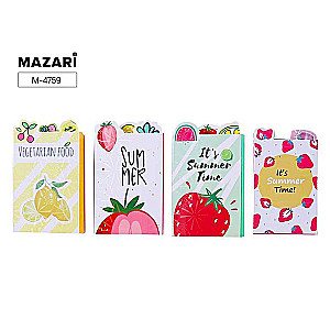 Uzziņu bloku komplekts ar lipīgu slāni SUMMERTIME 9,7x5,8 cm