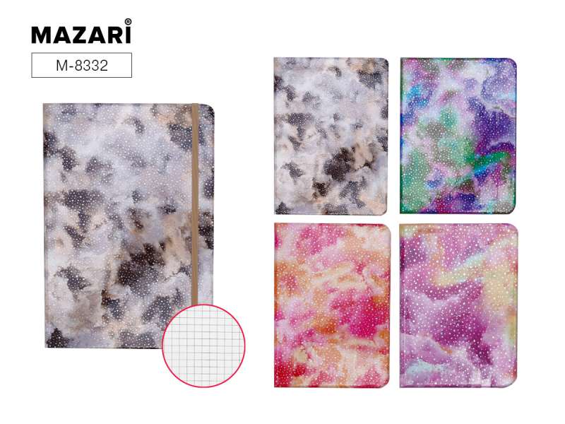 Bloknotu LOVELY AQUARELLE 14,8 x 20,5 cm, 80 l.