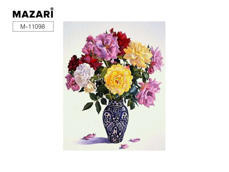 Glezna krāsošanai pēc numuriem uz koka 30*40 cm PUĶU
