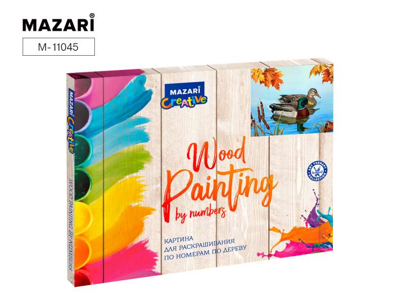 Glezna krāsošanai pēc numuriem uz koka 30*40 cm PĒRLES