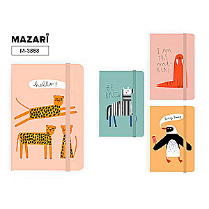 Bloknots 10,5 x 7,5 cm ZOO, 96 l.