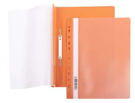 Папка-скоросшиватель A4 оранжевая