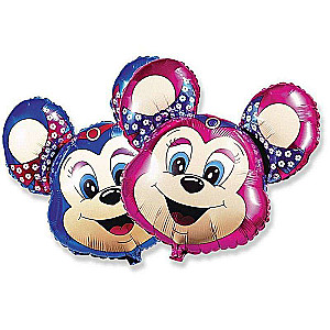 Folijas balons 24 FX - Babsy Mouse mix