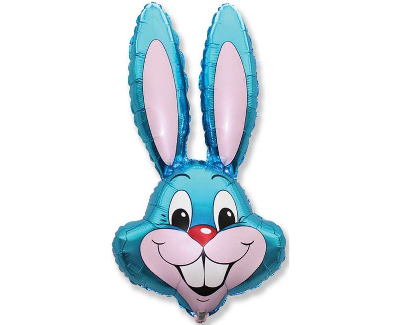 Фольгированный шар 24 FX - Кролик (синий)