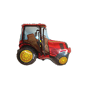 Folijas balons 24 FX - Traktors, sarkans