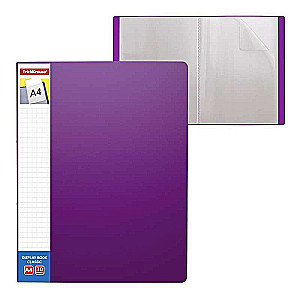 Mape ar 30 kabatām Classic Plus, A4, violetā