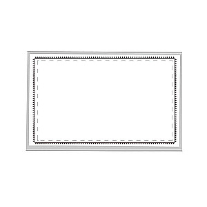 Identifikācijas plāksne (plastmasas) 57x90mm, horizontāla