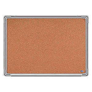 Пробковая доска в алюминиевой раме  90x120см