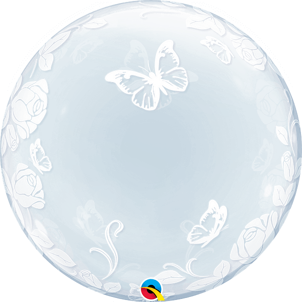 Folijas balons 24, caurspīdīgs Taureņš