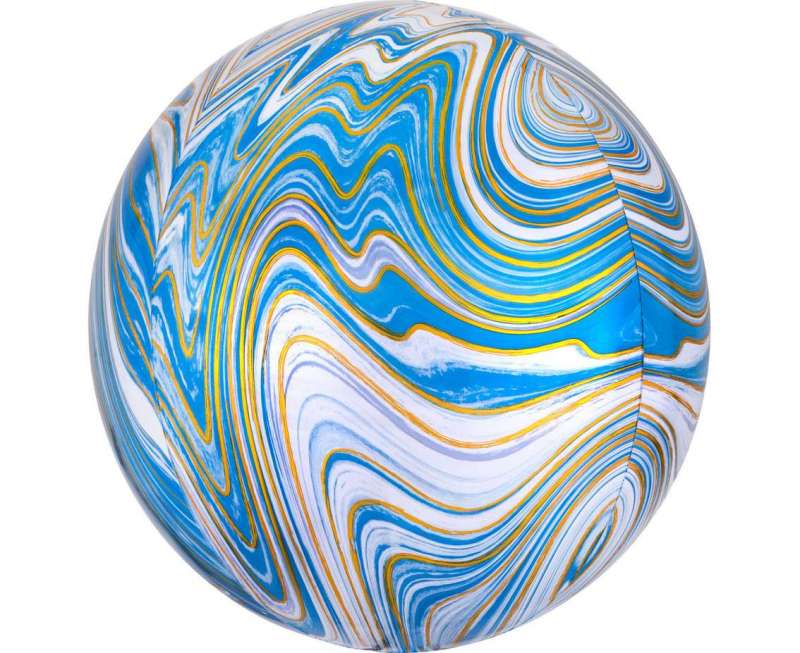 Folijas balons 15 Krāsu bumba, zils