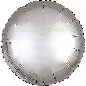 Folijas balons 17 Aplis (sudraba)