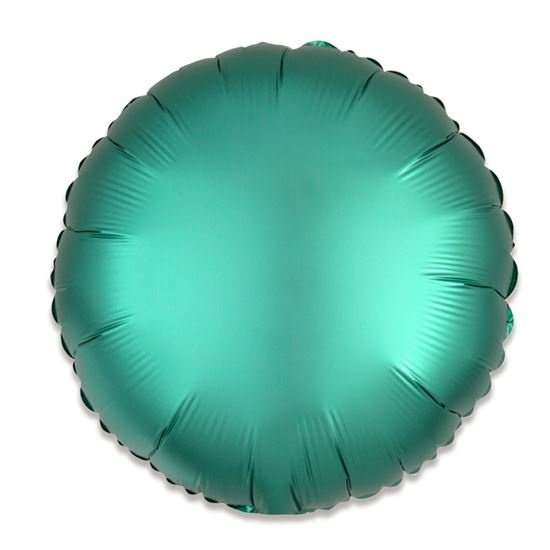 Фольгированный шар 17 Круг (зеленый)