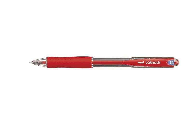 Ручка шариковая красная UNI SN-100 (05)