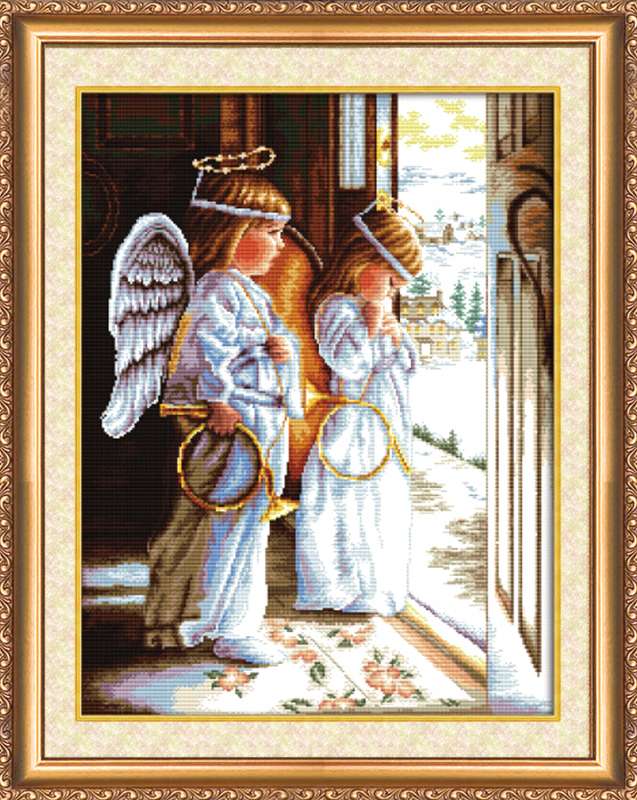 Набор для вышивки крестом  - Ангелы 