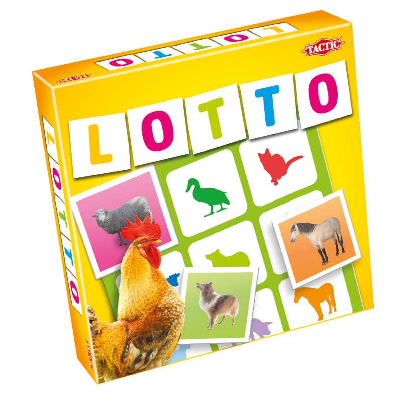 Galda spēle - Lotto fermas dzīvnieki