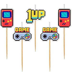 Комплект свечей 5шт. Игра началась