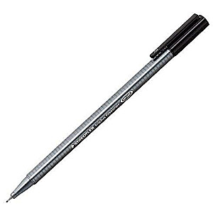 Marķieris 0.3mm STAEDTLER TRIPLUS FINELINER, melns
