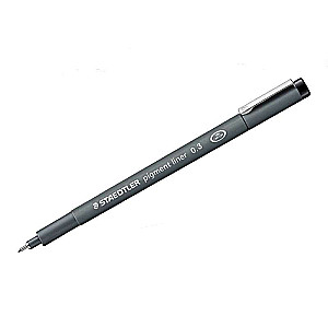 Pigmenta marķieris STAEDTLER 0,3 mm melns