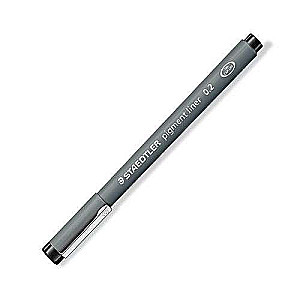Pigmenta marķieris STAEDTLER 0,2 mm melns
