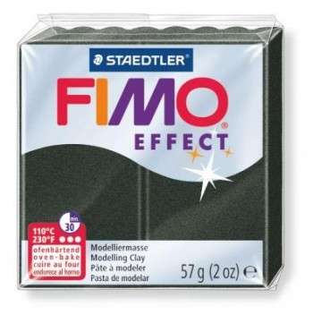 Полимерная глина FIMO, 57 г, перламутровый черный