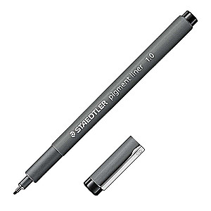 Pigmenta marķieris STAEDTLER 1,0 mm melns