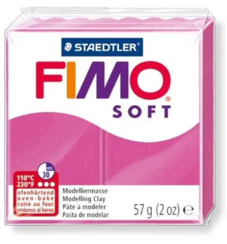Полимерная глина FIMO EFFECT ,57 г, малиновая
