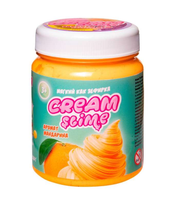 Rotaļlieta TM Slime Cream-Slime ar mandarīna garšu, 25 g