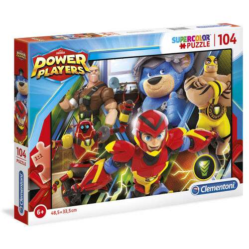 Puzle 104 CLEMENTONI Power Players