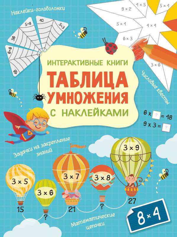 Interaktīvā reizināšanas tabula ar uzlīmēm