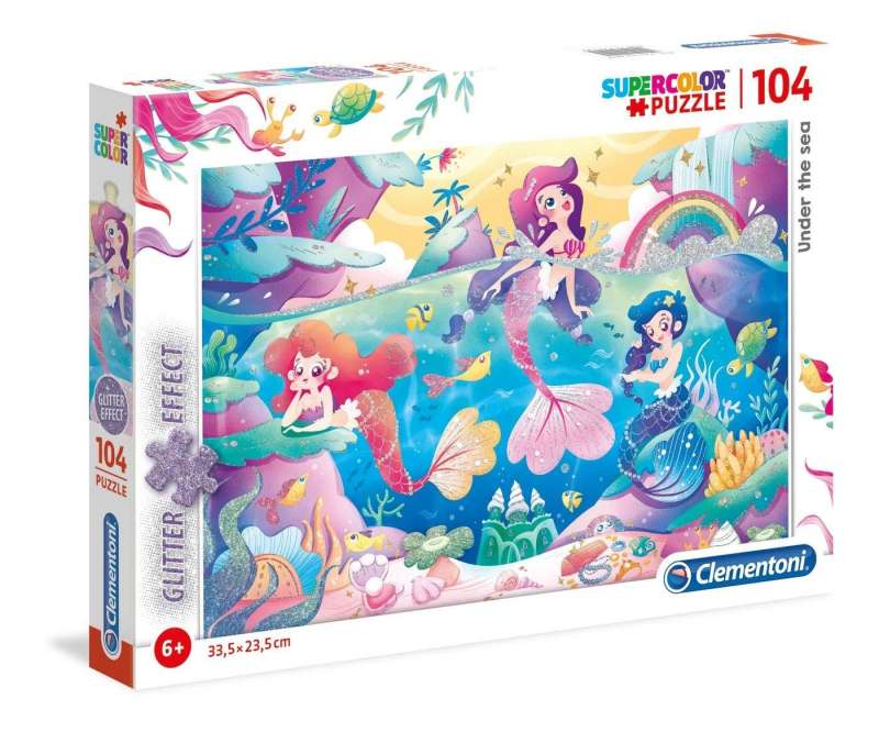Puzle 104 CLEMENTONI Glitter Under the Sea