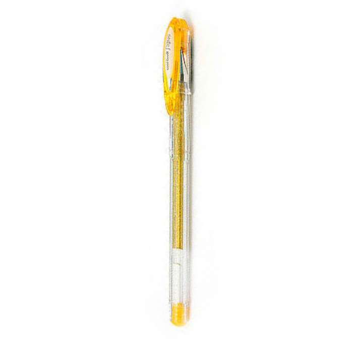 Ручка гелевая золото 0,7мм ролл. UNI UM-120AC