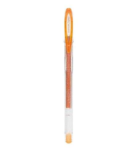 Ручка гелевая оранжевая 0,7мм ролл. UNI UM-120 