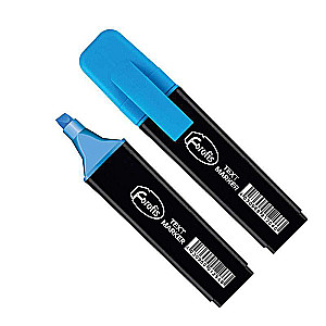 Marķieris teksta zilais ar ieslīpu uzgali 1-5mm FOROFIS