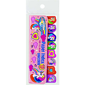 Līmplēves indeksi UNICORNS, papīra, 8 krāsaini, 50x15mm, 15 lapas