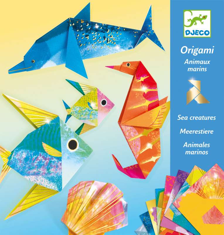 Origami spēle - "Jūras iemīķtnieki"