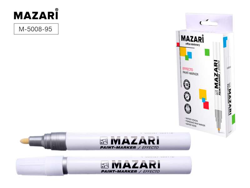 Marķieris-krāsa, EFFECTO, SUDRABAINA