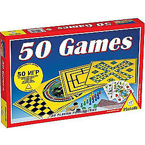 Galda spēle - 50 games (50 spēles) LV+RUS