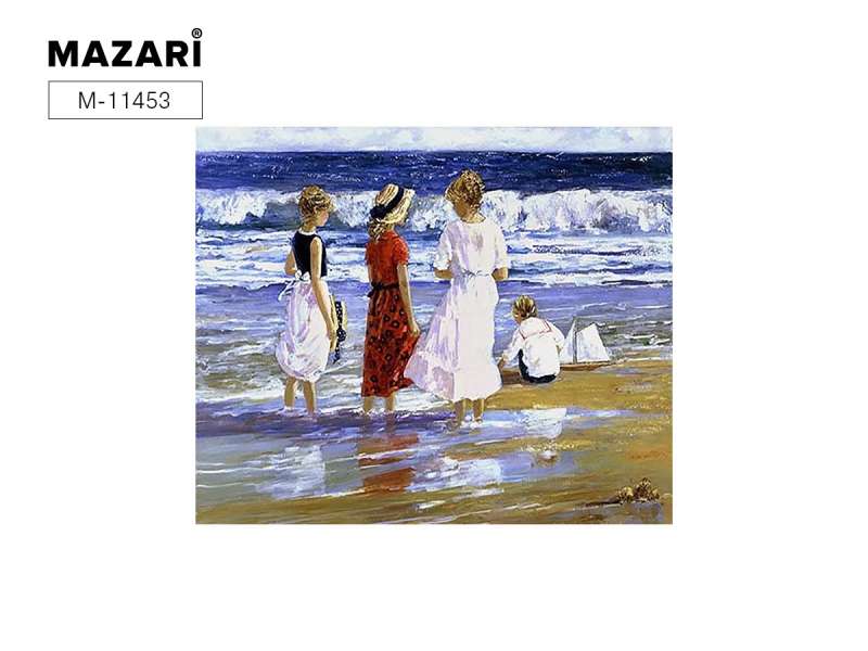 Glezna krāsošanai pēc numuriem 40x50 cm JŪRAS KRASTĀ