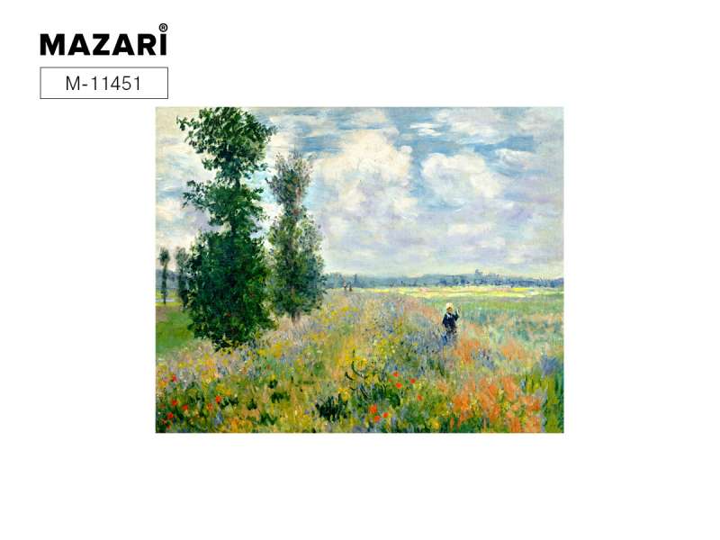 Glezna krāsošanai pēc numuriem 40x50 cm MAKA LAUKS