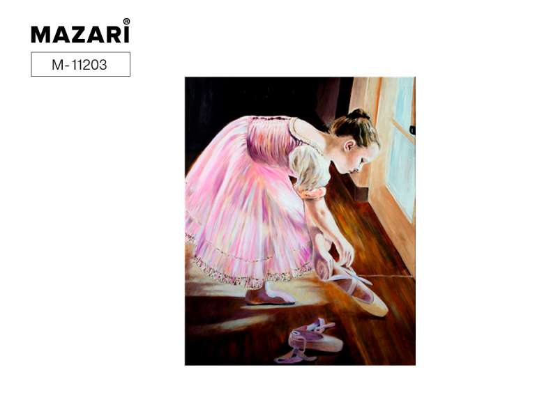 Dimanta mozaīka BALERINA, 40x50 cm
