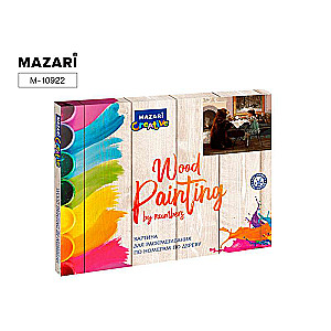 Glezna krāsošanai pēc numuriem uz koka 40x50 cm MEITENE UN LĀCIS
