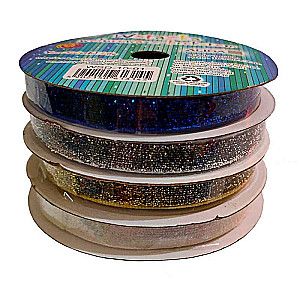 Dekoratīvo lentu komplekts 3m x 10mm, maisījums 4 krāsas