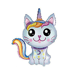 Foliētais balons 24 FX Magic Cat (zils)