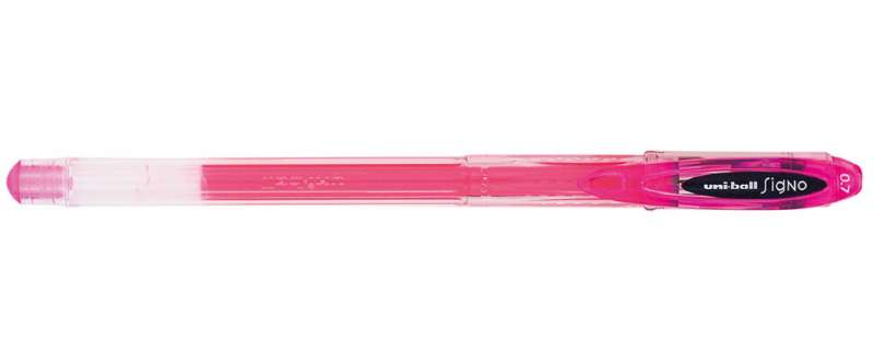 Ручка гелевая Uni-Ball Signo 120 0,7мм, розовая