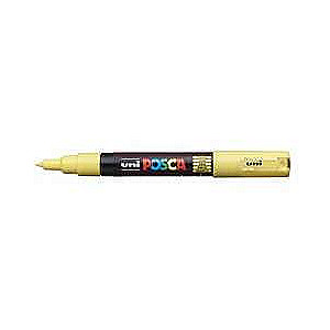 Marķieris POSCA PC-1M, dzeltenais, 0.7 mm, lodveida uzgalis