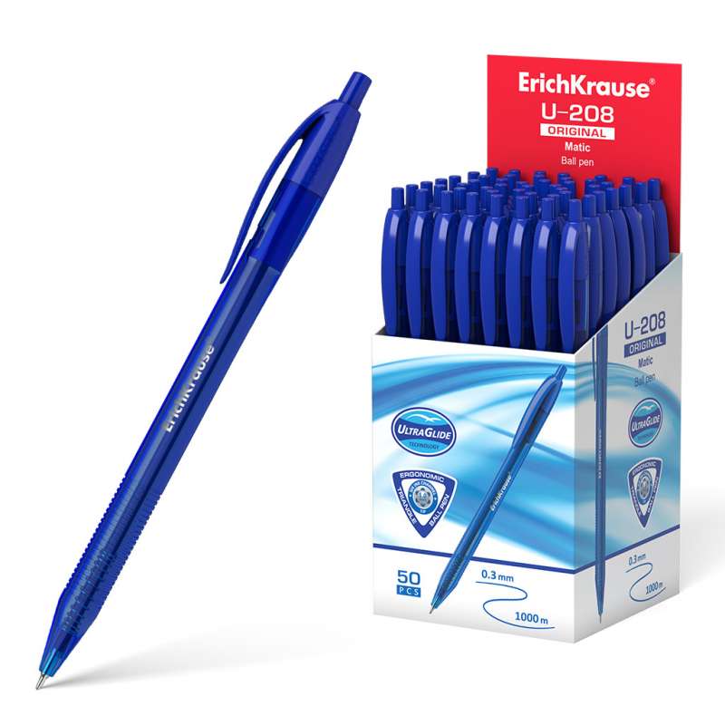 Pildspalva lodīšu automatiskā 0.3mm, zila
