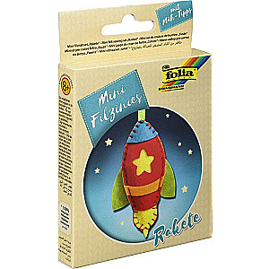 Felt šūšanas komplekts RAKETE 10x6cm